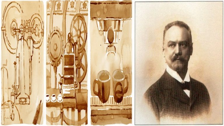 To Doodle Google τιμά τον εφευρέτη της μηχανής espresso, Angelo Moriondo