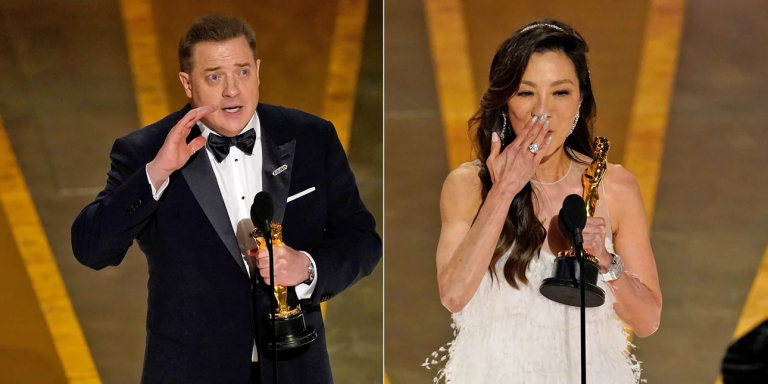 Όσκαρ 2023: Στον Μπρένταν Φρέιζερ και στη Μισέλ Γιο τα βραβεία ερμηνείας -Σάρωσε το «Τα Πάντα Όλα» [λίστα]